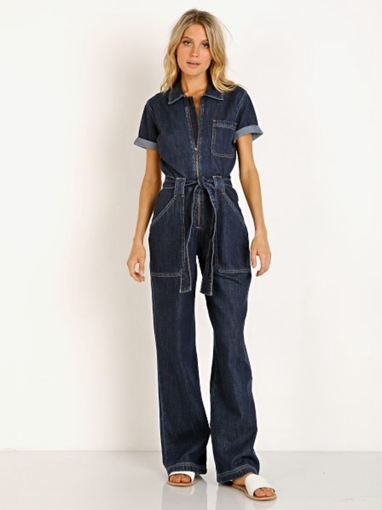 Wrangler Pants - Wrangler Dark Indigo Denim Coveralls